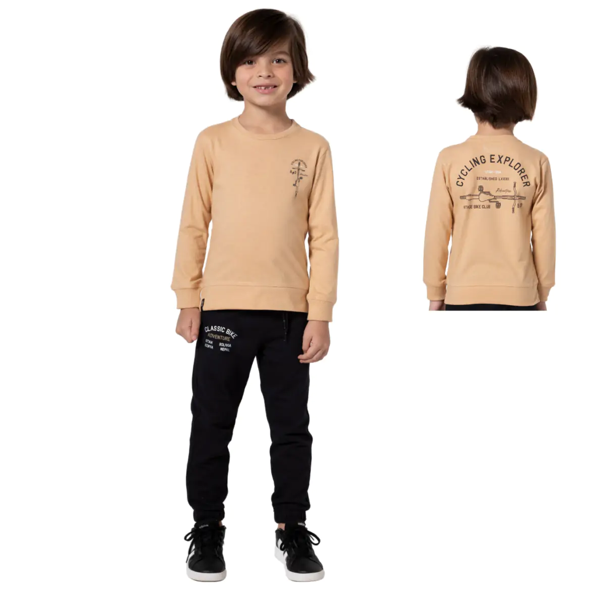 Conjunto Infantil Cycling Explorer Banana Danger
