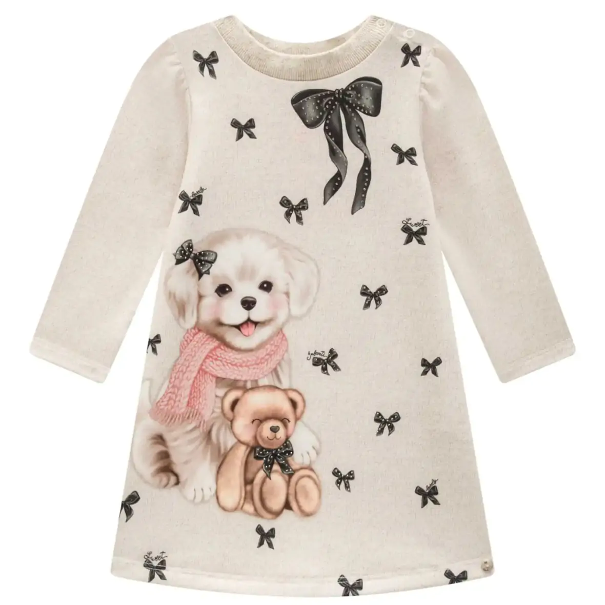 Vestido Infantil em Termoskin Peluciado Infanti